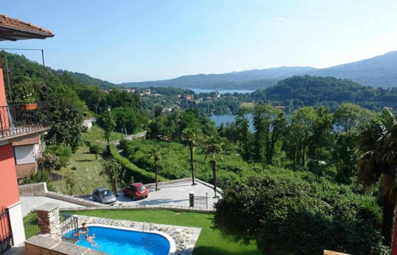 Domus Cusiana Complesso Vista Lago E Piscina Miasino Buitenkant foto