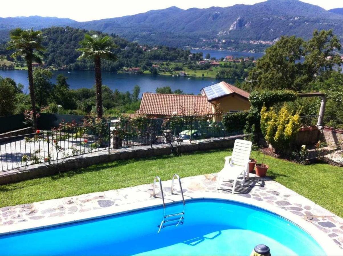 Domus Cusiana Complesso Vista Lago E Piscina Miasino Buitenkant foto